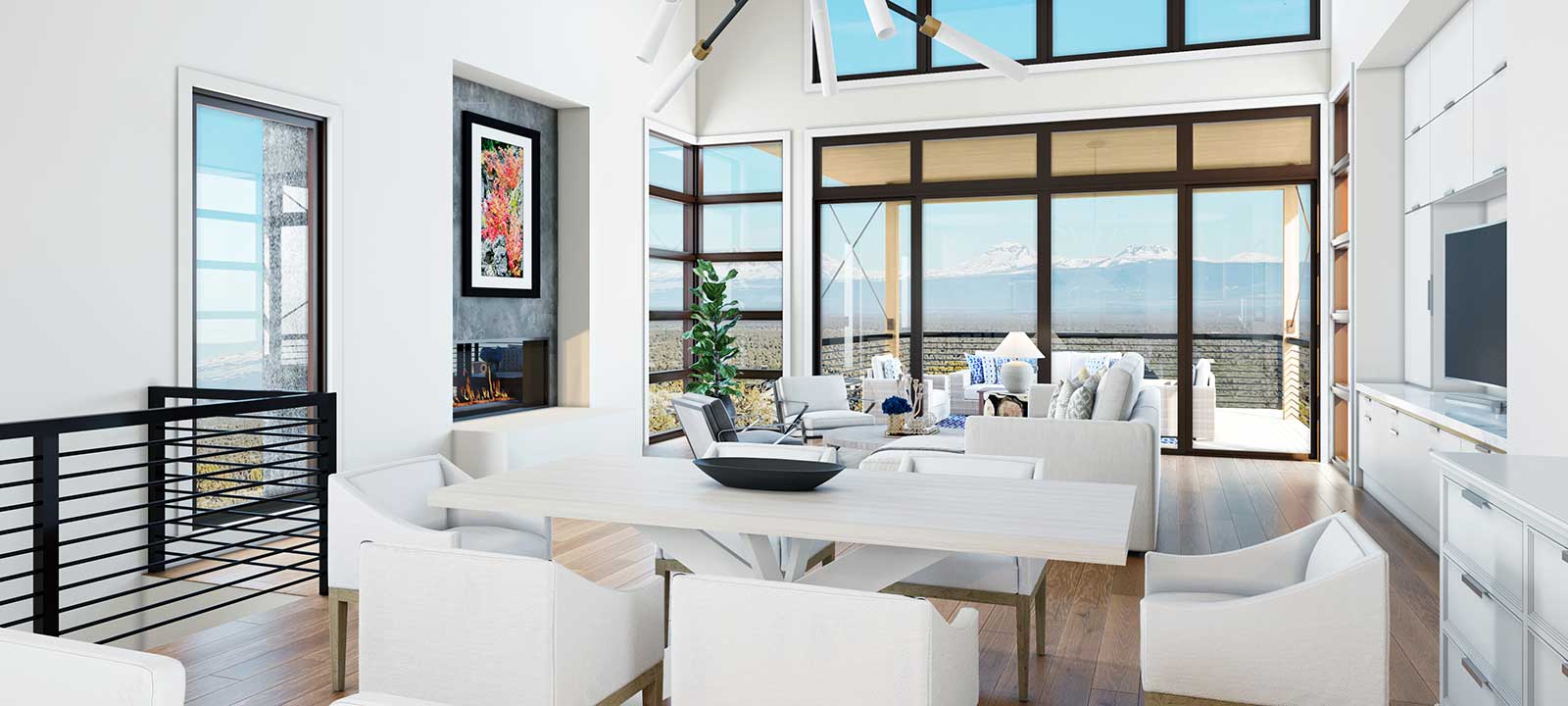Tamarack Living Room - Shown with standard options