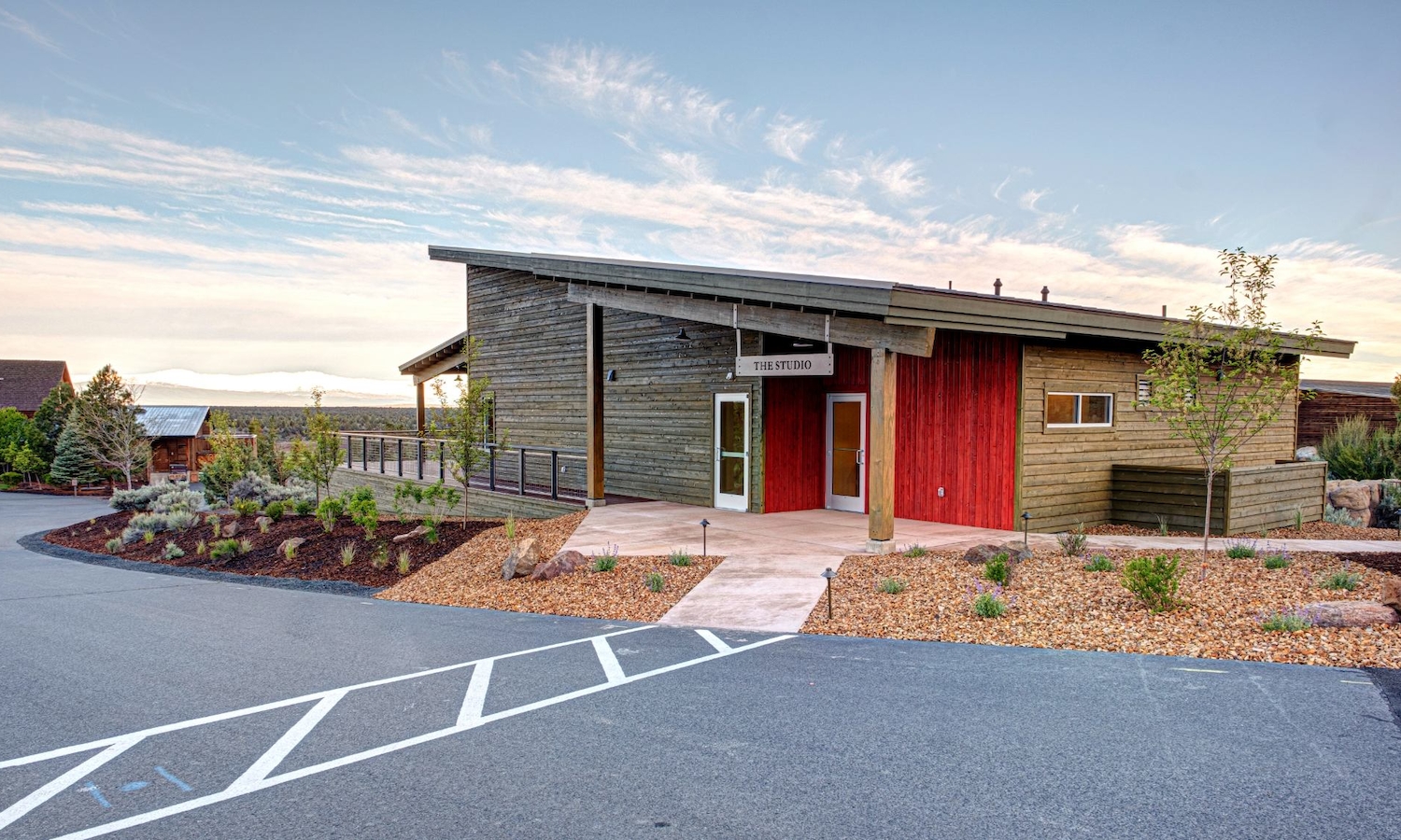 Side Exterior of The Studio